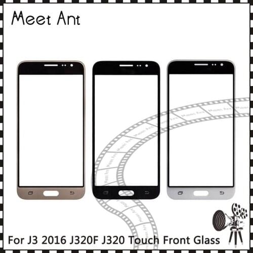 10Pcs/lot High Quality 5.0" For Samsung Galaxy J3 2016 J320F J320A J320M J320P J320 Front Outer Glass Lens Touch Screen Panel