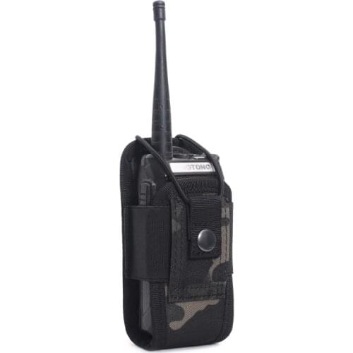 1000D Nylon Outdoor Pouch Tactical Sports Molle Radio Walkie Talkie Holder Bag Magazine Mag Pouch Pocket