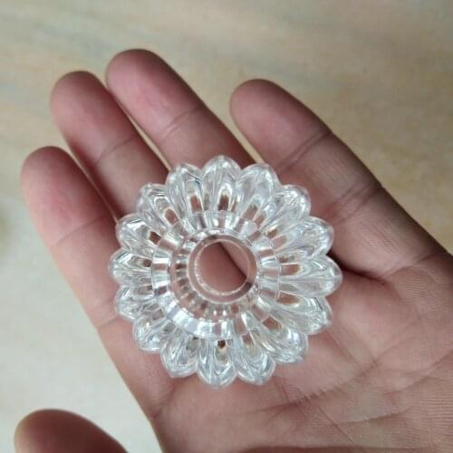 4pieces/lot acrylic clear pumpkin ball wall lamp connection point decoration for wall lamp lighting accessories