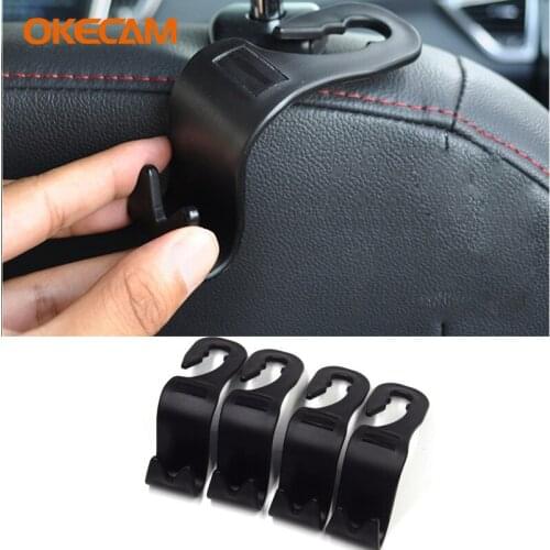 4pcs Car Seat Back Hooks Hanger Holder for Hyundai Solaris I30 Accent IX35 Tucson Santa fe I20 Creta Elantra Getz Sonata I10 I40