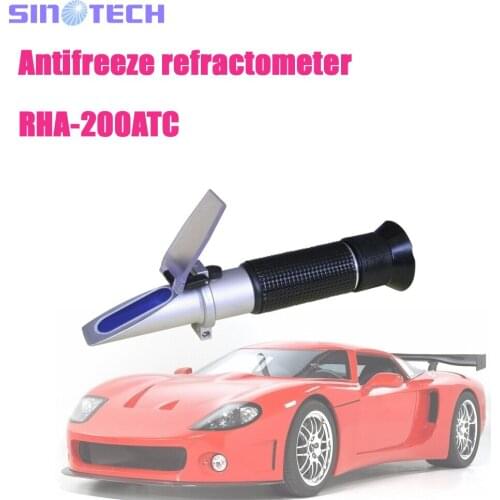 Free shipping Best price 10pcs/lot hand held antifreeze coolant refractometer RHA-200ATC