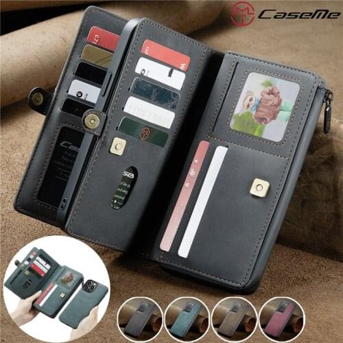 Magnetic Leather Case For iPhone 12 Mini 11 Pro XS Max 7 8 Plus Wallet Card Cover For Samsung S20 Ultra Note 20 10 A51 A71 Coque