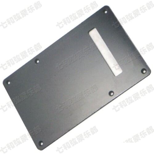 Black Guitar Cavity Cover Spring Cover Back Plate Wiring Cover for Electric Guitar (HG-ZL-1005-BK)