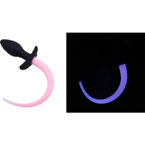 Exotic Accessories Sexy Toys Anal Extender Sex Furniture Luminous Tail In The Ass Buttplug Prostate Stimulator Goods For Adults