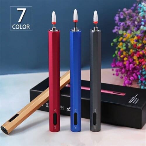 Electric Nail Drill Mini Electric Nail File Drill Nail Machine Strong Nail Drill Rechargeable Portable Electric Nail Polisher
