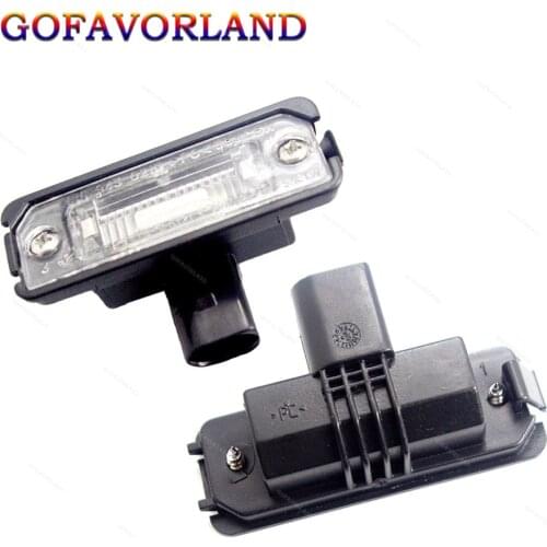 2Pcs Rear License Plate Light Lamp 1J6943021B Fit For VW GOLF MK4 MK5 MK6 1999-2013 Passat 2006-2012 CC 2009-2014 Eos 2007-2014