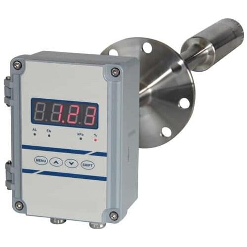 Corrosion-resistance flue gas analyzer with two-stage dust filtration