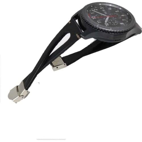 Leather Wrist bands for Samsung Galaxy watch 46mm Strap Gear S3 Frontier Classic band 22mm sport bracelet Huawei watch GT 46 mm