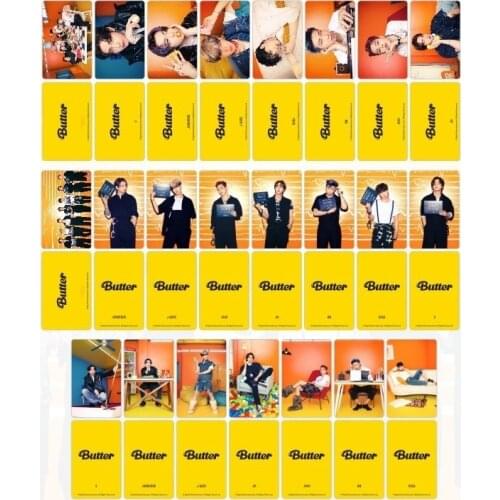 KPOP Bangtan Boys Butter Small Card Double-sided Small Card Photo Photo Random Card New Peripheral Customization