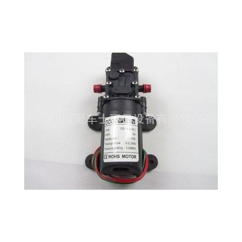 DC 12V 130PSI 6L/Min Water High Pressure Diaphragm Water Pump Self Priming Pump Automatic Switch 72W
