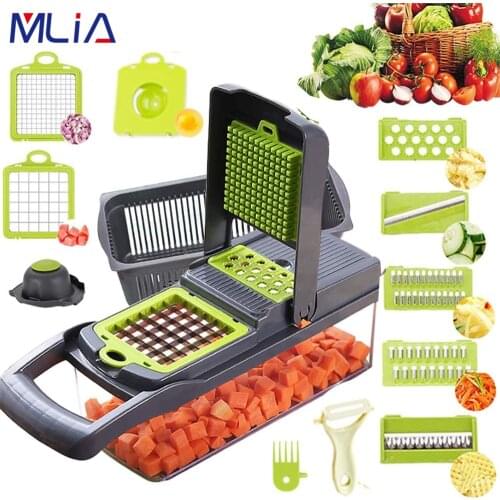 MLIA Vegetable Cutter Chopper Slicer Fruits Tool Shredder Peeler Garlic Chopper Potato Carrot Grater Salad Maker Kitchen Gadgets