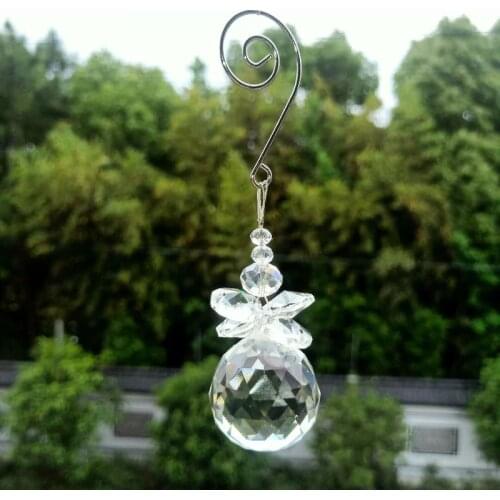 New Clear Crystal Beads for Chandeliers Crystals Ball Prisms Suncatcher Hanging Ornament Pendants Accessories DIY Home Decor
