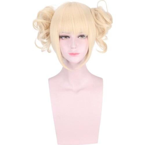 High Quality Toga Himiko Cosplay Wig My Hero Academy Play Costume Halloween Hair Wigs Free Shipping