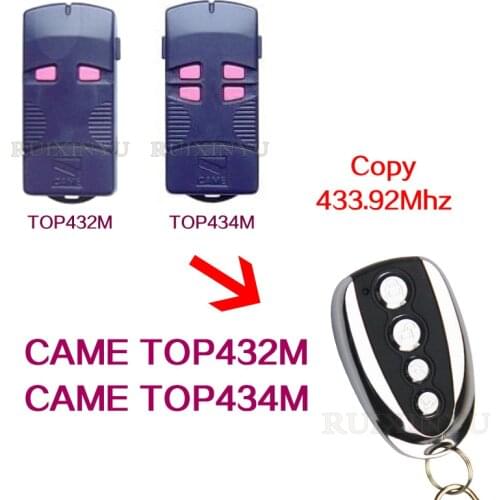 CAME TOP432M TOP 432M TOP 434M remote control 433.92mhz gate garage door came top432m top434m remote control 433mhz