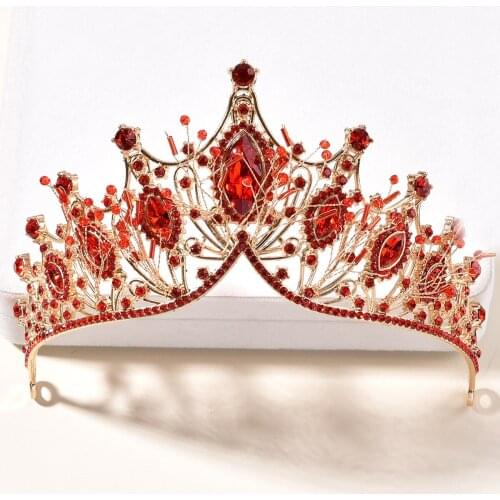 Bridal Crowns Rhinestone Inlaid Luxurious Hair Accessories for Women Girls Bridal Wedding Prom Birthday Party BH