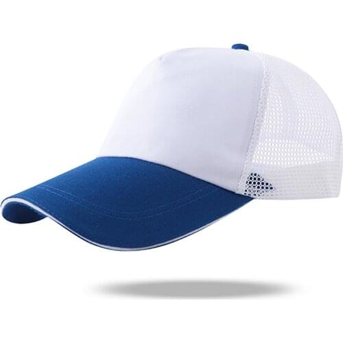 Outdoor Sandwich Contrast Color Polyester Cotton Gauze Mesh Cap Cap Baseball Cap Travel Sun Visor H111