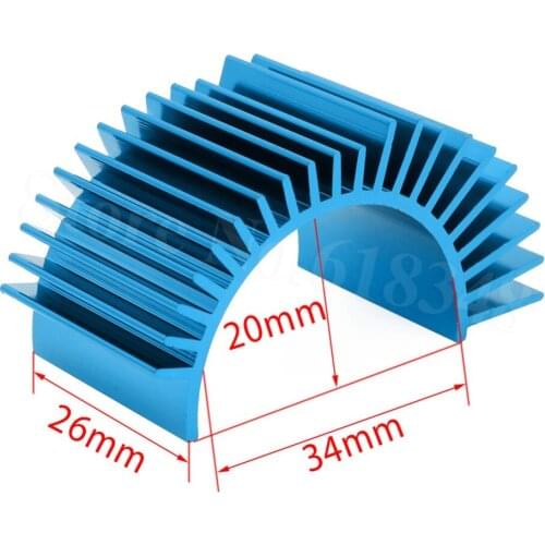 Universal Aluminum Motor Heatsink For 540 550 3650 Size Fit 1/10 Tamiya HSP Redcat Exceed RC Model Car Replacement Spare Parts