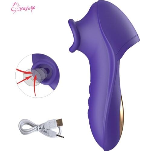 YAFEI Sucking Vibrator 10 Speed Vibration Sucker Oral Sex Sucking Clitoris Stimulator Erotic Sex Toys For Female Sexual Health