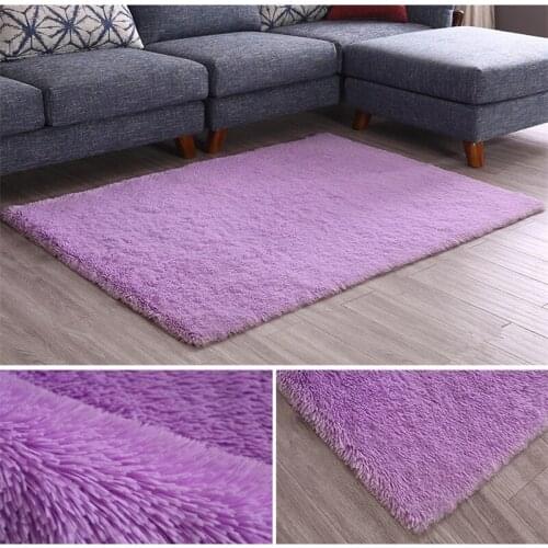 High-grade silk carpet floor mat Living room bedroom coffee table bay window bedside blanket Tatami rug Non-slip cushion