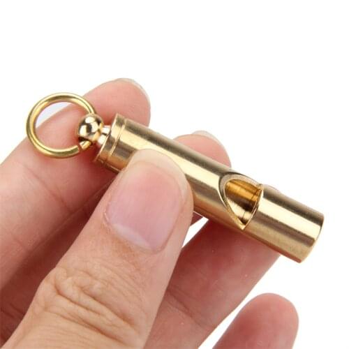 1PC Whistle Keychain Double Pipe High Decibel Outdoor Emergency Survival Engraved Logo Name Anti-lost EDC Keyrings