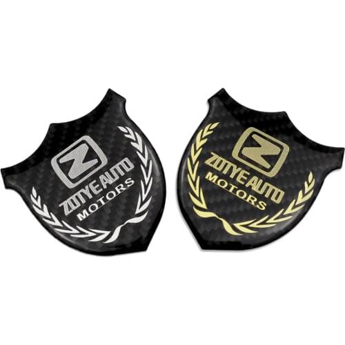 1PCS Car-styling Rear Trunk Sticker Carbon Fiber Emblem Tail Body Badge Decal for Zotye T600 Coupa Z300 T700 2008 Coupe E200