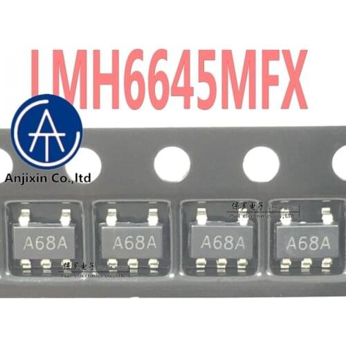 10pcs 100% orginal new real stock Operational amplifier LMH6645MFX LMH6645 silk screen A68A SOT23-5