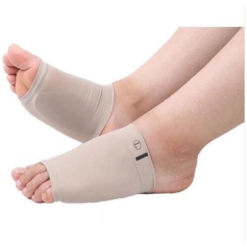 100 Pairs/lot Gel Plantar Fasciitis Arch Support Sleeve Heel Neuromas Flat Foot Orthopedic Shoe Pad Foot Care