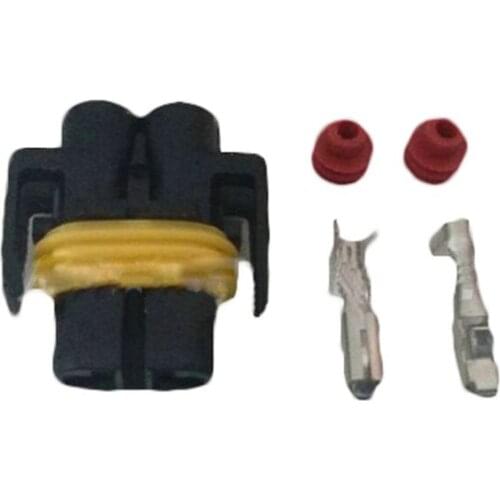 5/10/20/50/100sets 2pin Auto Black Metri-Pack 280 Sealed Female Pigtail Delphi 12124819 12124817