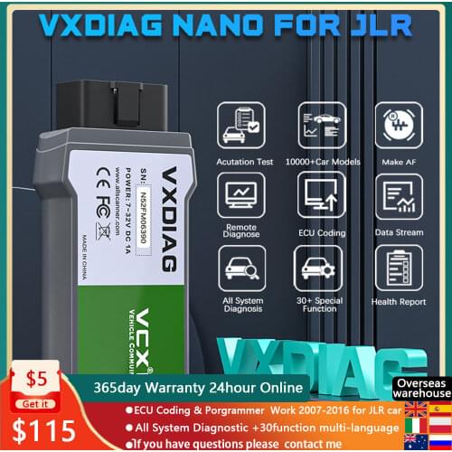 Car accessories Vxidag VCX NANO For JLR SDD Wifi obd2 code scanner programming For Jaguar Diagnostic tools For Land Rover
