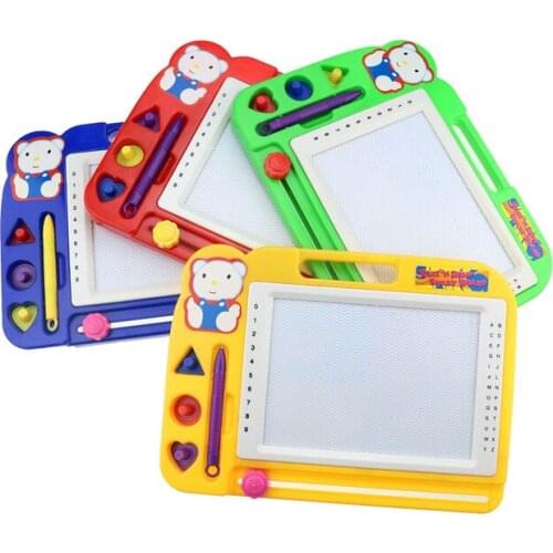 Large magnetic drawing board child writing board baby plate infant educational toys 28*20cm Random delivery