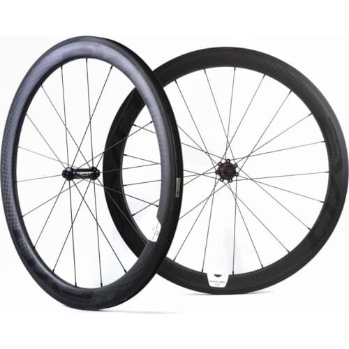 EVO 700C carbon Road bike wheels 50mm depth 25mm width clincher/Tubular Road Bicycle carbon wheelset 12K matte U-shape rim
