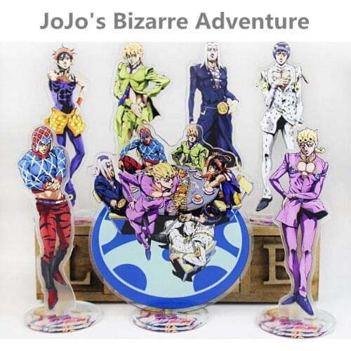 16CM Japanese Anime JoJos Bizarre Adventure Acrylic Stands Figure Model Plate Holder Anime Around Fans Gift