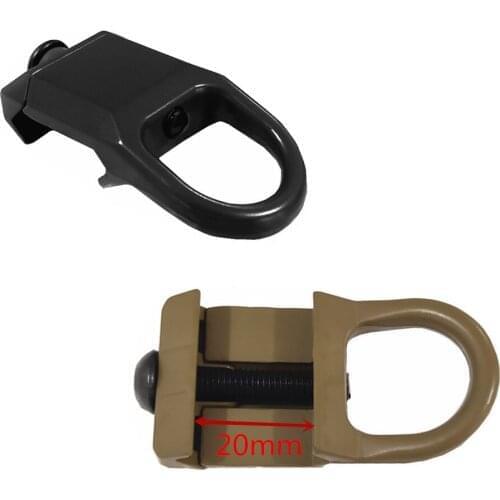 FIRECLUB For 20mm 7/8" Rail Mount Connecting Sling Ring for hunting Scope Mounts Separate buckle