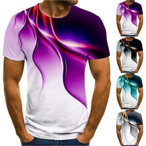 Cofekate Men Tshirts Short Sleeve T Shirt Printed Loose Tee Summer Casual Tops Men Clothing T Shirts Men