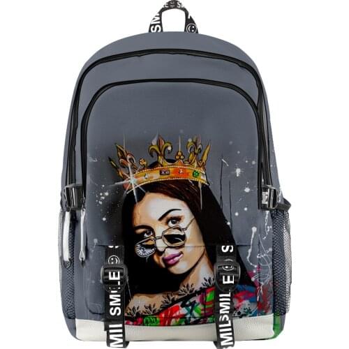 2021 Hot Sale Eva Queen Men Women Backpack Oxford School Bag Fashion Style Teenager Girl Child Bag Travel Backpack