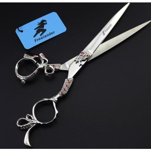 "Freelander 440C TB-73 Personalized Hairdressing Scissors Senior Hair Stylist Loves Scissors Hair Care Tools 7.0 Inch Teeth Size
