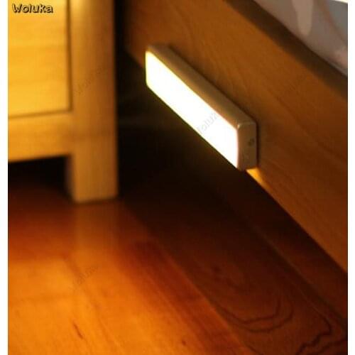 Intelligent human induction lamp with wireless automatic rechargeable aisle bedroom long wardrobe led night light CD50 W07