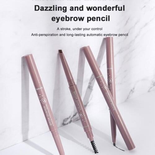 Double-headed Eyebrow Pencil Natural Long-lasting Waterproof And Sweat-proof Eyebrow Pencil Eyebrow Pen Eyebrow Enhancers