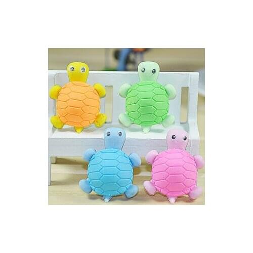 Creative Stationery Turtle Eraser Cartoon Eraser Student Stationery Prizes Wholesale Kawaii School Supplies Wholesale Items