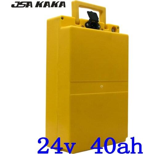 24V 40AH Lithium Battery pack 24V 40AH Electric Bike Battery 24V 500W 1000W Scooter Battery with 50A BMS and 29.4V 5A Charger
