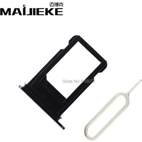 MAIJIEKE New Black Sim Card Tray Slot Holder Repair Part Replacement for iPhone 8 plus+Eject pin