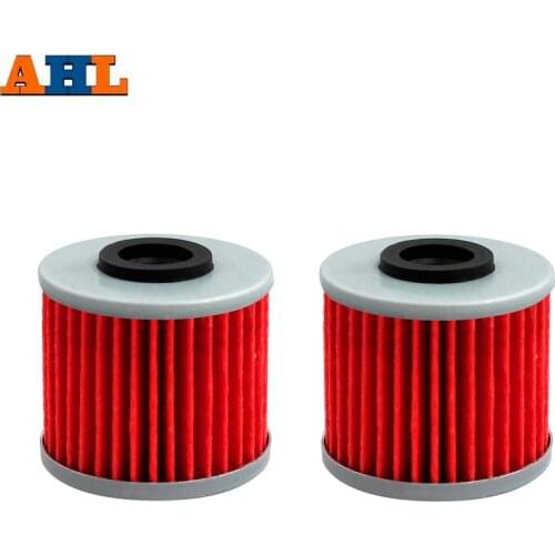 2Pcs High Quality AHL Motorcycle Part Oil Filter For HONDA NC700X CTX700N CRF1000D SXS1000M3 Pioneer GL1800 NC750 TALLON 1000R