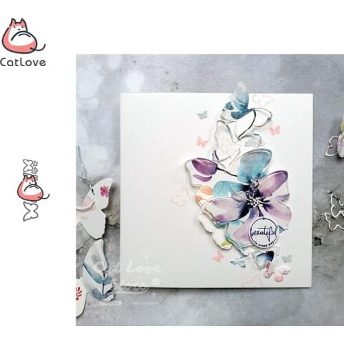 6PCS Butterfly Animal Metal Cutting Dies Scrapbooking Stencil Die Cuts Card Making Decorative Craft Embossing New Dies For 2019