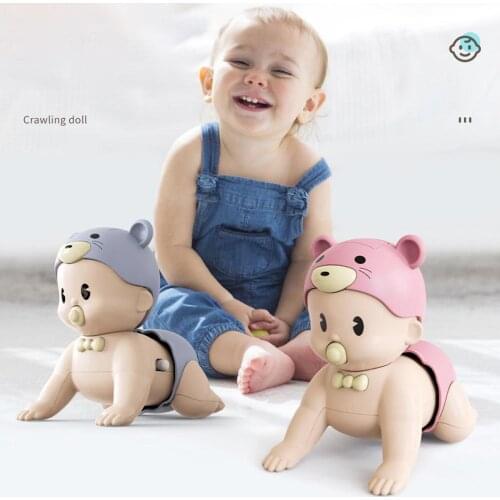 Cute Toddler Toys Crawling Baby Doll Early Education Toy Birthday Gifts