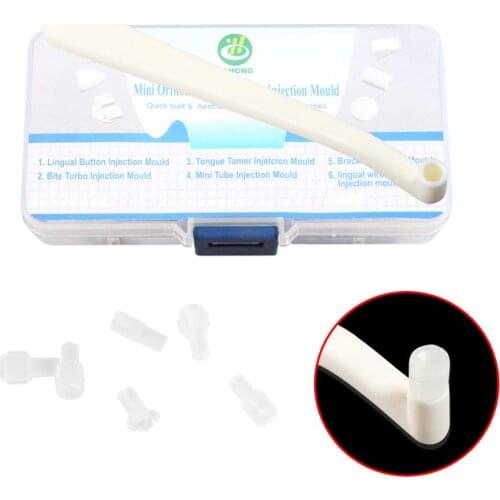 Mini Orthodontic Bracket Lingual Button Wire Tongue Tamer Accessories Injection Mould Teeth Model Dental Tools