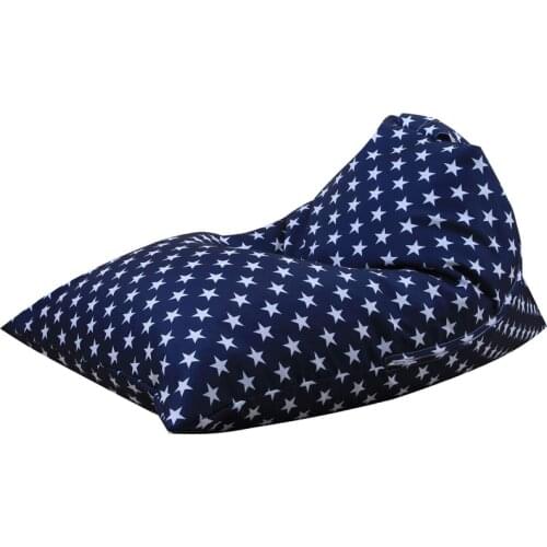 Factory Direct Cheap Sofa Stuffed Animal Storage Bean Bag Cover Large Triangle Beanbag Chair for Kids Baby Sofas