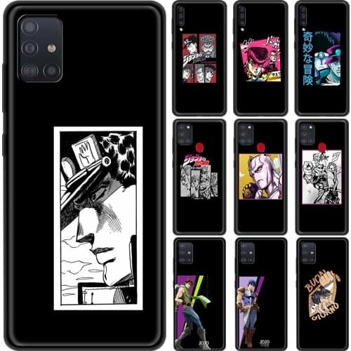 Silicon Case for Samsung A51 A71 A50 A21s A31 A10 A41 A20e A70 A30 A11 A40 A12 A02s Cover Funda Anime JoJos Bizarre Adventure