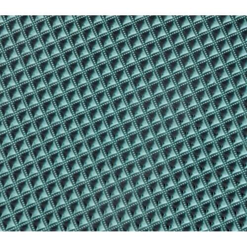 High quality decoration material 1.0mm diamond plaid embossed grain synthetic PU leather/ handbag leather