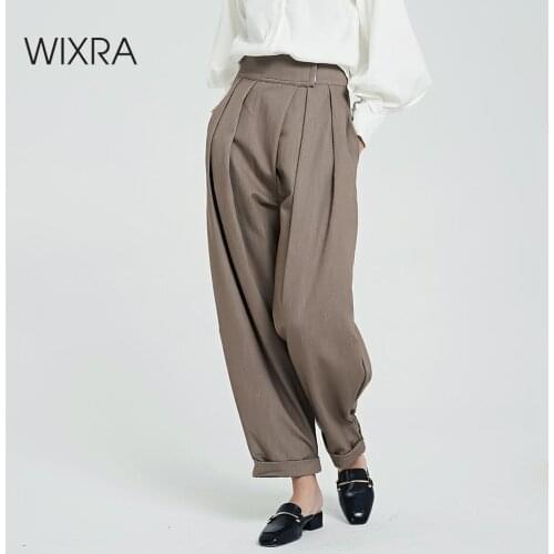 Женские брюки с высокой посадкой Wixra China At AliExpress