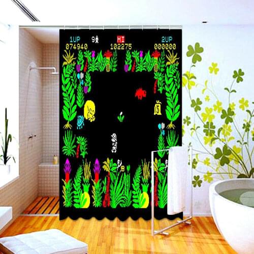 The Best ZX Spectrum Games Custom Bathroom Shower Curtain